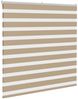 vidaXL Doppelrollo Sandbraun 145x100 cm Stoffbreite 140,9 cm Polyester 4014530 Bild 3