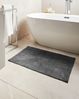 Badematte GOELA Schwarz 60 x 90 cm Baumwolle Bild 3