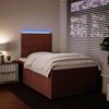 vidaXL Boxspringbett mit Matratze Rosa 120x200 cm Samt 3293181 Bild 5