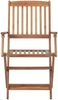 vidaXL Klappbare Gartenstühle 6 Stk. mit Kissen Massivholz Akazie 3074960 Bild 5