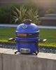 Mini-Holzkohlegrill KAMADO Keramik Blau Bild 3