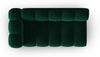 Micadoni Modulares Sofa Lupine 3-Sitzer Links Samtstoff Salvador Flaschengrün Bild 4
