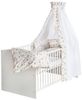 Schardt Komplettbett Classic-Line Kombi-Kinderbett 70x140 cm, weiß Stoff 1/821 Eilyne Bild 5
