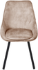 Esszimmerstuhl 2er Set drehbar TERLTON Samtstoff Beige Bild 5