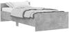 vidaXL Bettgestell Betongrau 100x200 cm Holzwerkstoff 835935 Bild 2