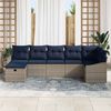 vidaXL Sofa Set mit Kissen 4 pcs Poly-Rattan 3360636 Bild 3