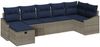 vidaXL Sofa Set mit Kissen 4 pcs Poly-Rattan 3360636 Bild 2