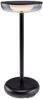 LED Akku-Tischleuchte "Foco Luz" 2900K, IP44, dimmbar, 26cm, matt schwarz Bild 2