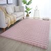 Hochflor Teppich Alessandro rechteckig - 140x200 cm - Rosa Bild 2