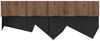 Aufsatzschrank Hochschrank 40 cm Küche MONZA Okapi Nußbaum Küchenzeile Bild 4