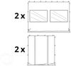 3x4,5 m Faltpavillon, PREMIUM Stahl 40mm, feuersicher, Seitenteile mit Panoramafenstern, schwarz Bild 3