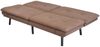 HTI-Living 2-Sitzer Sofa mit verstellbaren Armlehnen Braun, Stück 1 Teile, Schlafsofa Zweisitzer Schlafcouch Bild 2