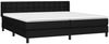 Boxspringbett mit Matratze Stoff Schwarz 200x200 cm, Härtegrad: H2 [3130059] Bild 3