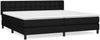 Boxspringbett mit Matratze Stoff Schwarz 200x200 cm, Härtegrad: H2 [3130059] Bild 2