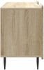 vidaXL TV-Schränk Sonoma-Eiche 102 x 34,5 x 52 cm Holzwerkstoff 894467 Bild 5
