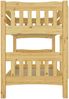 Erst-Holz Etagenbett Kiefer 90x200, natur Bild 4