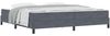 vidaXL Boxspringbett mit Matratze Dunkelgrau 200 x 200 cm Stoff 3398714 Bild 2