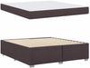 vidaXL Bettrahmen mit Matratze Dunkelbraun 180 x 200 cm Stoff 3399204 Bild 4