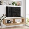 Fernsehtisch Lapinlahti 140 x 31,5 x 29,5 cm Eiche rustikal [en. casa] Bild 2