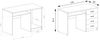 Beautysofa Schreibtisch Polis I-16, mit ausziehbarer Tastaturablage und 4 Schubladen, Breite 120 Bild 2