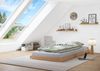Niederflurbett Bettrahmen Studenten Futon Bodenbett 90x200 Buche Massivholz V-60.66-09ohne Zubehör Bild 2