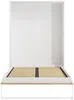 Vente-unique - BEGANIO Bett Holz, Platte BeigeWeiß - B 40 cm239,2 cm x H 225 cm x L 179 cm Bild 4