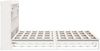 vidaXL Massivholzbett mit Regal ohne Matratze Weiß 180x200 cm Kiefer 3323969 Bild 5