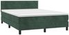 vidaXL Boxspringbett mit Matratze Dunkelgrün 140x200 cm Samt 3141368 Bild 3