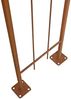 Rosenspalier Rosenbogen Torbogen 160 cm Rankhilfe Rost Metall Kletterhilfe Bogen Bild 4