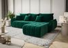 Luxusbetten24 Schlafsofa Designer Sofa Lenoa L in Samt, mit Stauraum und Schlaffunktion Bild 2