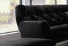 KAWOLA Sofa CHARME 3-Sitzer Velvet schwarz 94 x 95 x 225 cm Bild 5