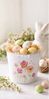 finehomegarden Blumentopf Metall-Eimer mit Henkel Ø15/17/19cm H13/15/17cm "Mohn bunt" (1 St), für Pflanzen & Wohnaccessoires Blumentopf Übertopf 3Größen wählbar Bild 2