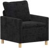 vidaXL Sofa Set 2 pcs Schwarz Polyester 3417092 Bild 3