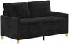 vidaXL Sofa Set 2 pcs Schwarz Polyester 3417092 Bild 4
