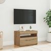 vidaXL TV-Schrank mit LED-Leuchten Artisan-Eiche 60x35x40 cm 856311 Bild 3