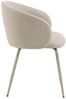 ACTONA GROUP Esszimmerstuhl Eleanor 2er Set, gepolstert mit Armlehne, bequem, modern, beige (Set), Skandinavisches Design, hoher Sitzkomfort & weicher Stoff Bild 4