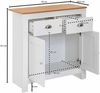 Sideboard mit 2 Schubladen 79x81x34 Bild 4