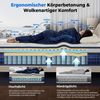 Boxspringmatratze Gel Memory Schaum Taschenfederkern Matratze, 90/120/140 x 200 x 26 cm, Patbrela Bild 3
