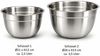 2er Set Rührschüssel Mixschüssel Schüssel Edelstahl 2,5L / 3,5L Bild 4