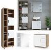 Badmöbel-Set Ilias Sonoma 3 Teile, mit Hochschrank Vicco Bild 2