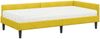 vidaXL Eckbettgestell mit Matratze Sonstiges 2 pcs Gelb Samt 3393712 Bild 4