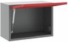 vidaXL Werkzeugschrank mit Speicher Rot und Grau 50 x 25 x 35 cm 4103478 Bild 4