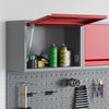 vidaXL Werkzeugschrank mit Speicher Rot und Grau 50 x 25 x 35 cm 4103478 Bild 3