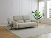 Vente-unique - ARAVIO Sofa Stoff Beige - B 102 cm x H 100 cm75 cm x L 210 cm Bild 2