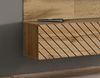 TV-Lowboard Set Public in Wotan Eiche und schwarz 180 cm Bild 4