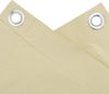 vidaXL Balkon-Sichtschutz Creme 400x120 cm PVC 4005501 Bild 4