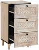 vidaXL Sideboard mit Schubladen Weiß 33,5 x 40 x 75 cm 4018139 Bild 2