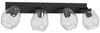 vidaXL Deckenstrahler Schwarz 73,5 x 13 x 26 cm Glas und Metall 42001221 Bild 5