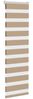 vidaXL Doppelrollo Sandbraun 40x100 cm Stoffbreite 35,9 cm Polyester 4014509 Bild 3