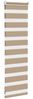 vidaXL Doppelrollo Sandbraun 40x100 cm Stoffbreite 35,9 cm Polyester 4014509 Bild 4